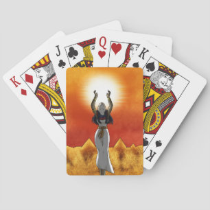 Madame des cartes de jeu de Sun