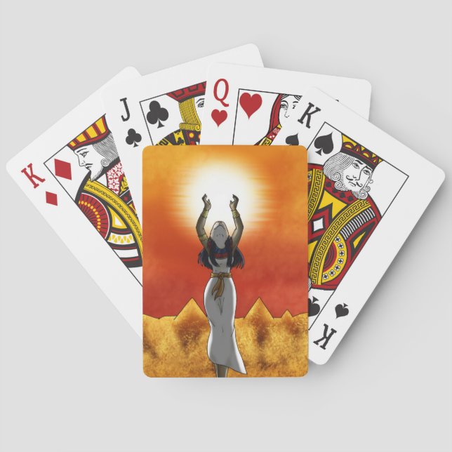 Madame des cartes de jeu de Sun (dos)