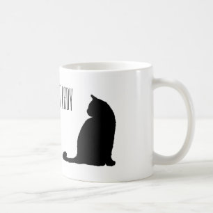 Madame folle classique Mug de chat
