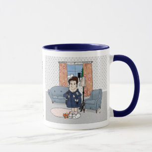"Madame folle de chat" (2011) tasses