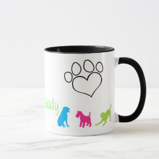 Madame folle Mug de chien