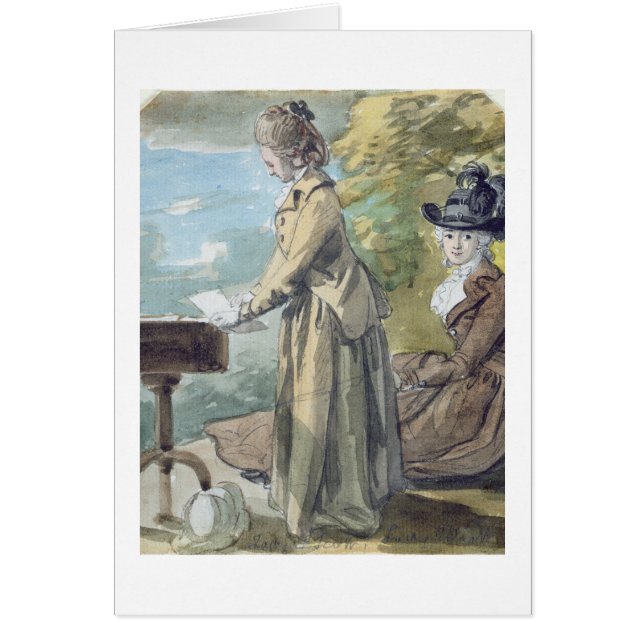 Madame Francis Scott et Madame Elliot, c.1770 (la (Devant)