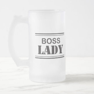 Madame Frosted Mug de patron