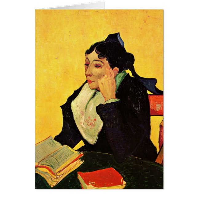 Madame Ginoux avec des livres de Vincent van Gogh (Devant)