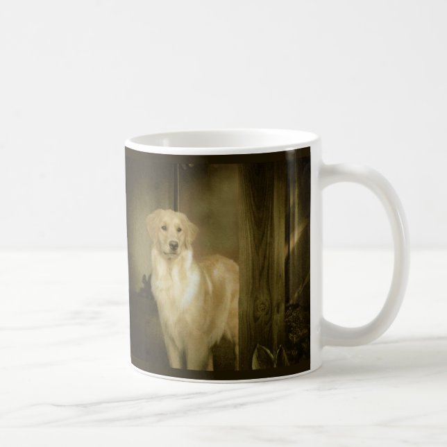 Madame In Waiting de tasse de golden retriever (Droite)