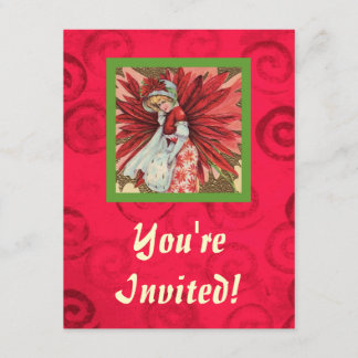 Madame Invitation de poinsettia