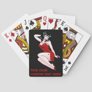 Madame Luck Personalized Cards de cartes de jeu