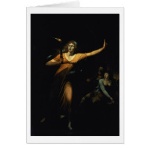 Madame Macbeth Sleepwalking, 1783 (huile sur la