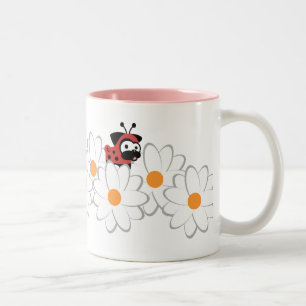 Madame Pug Mug (fleurs de White&Gray)