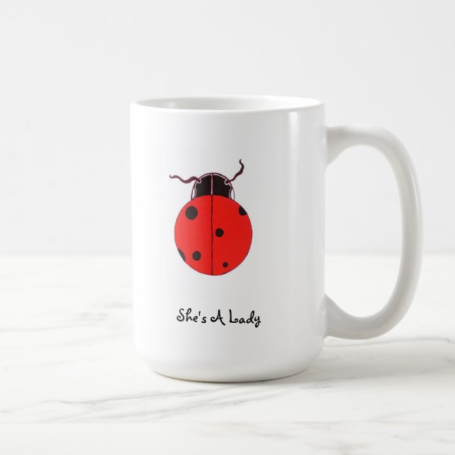 Madame rouge Bug Statement Mug (Droite)
