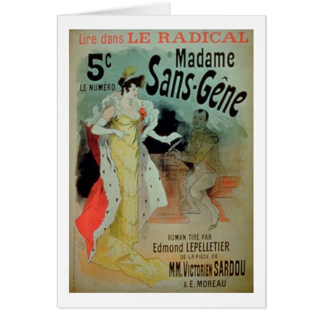 "Madame Sans-Gène" en Le Radical, par Edmond (Devant)