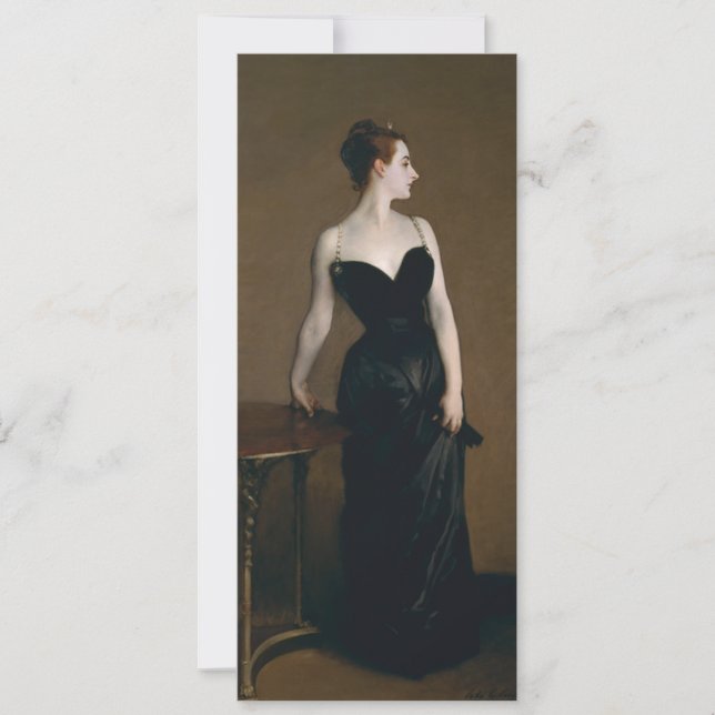 Madame X par John Singer Sargent (Devant)