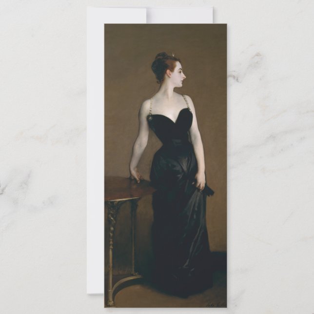 Madame X par John Singer Sargent (Devant)