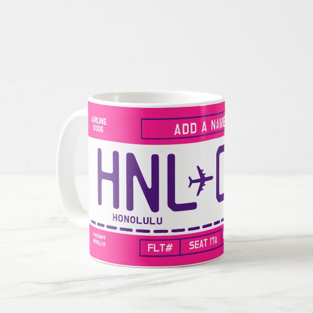 Made for You Boarding Pass Mug (Devant gauche)