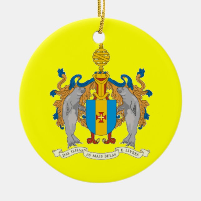 MADEIRA Ornement de Noël personnalisé (Devant)