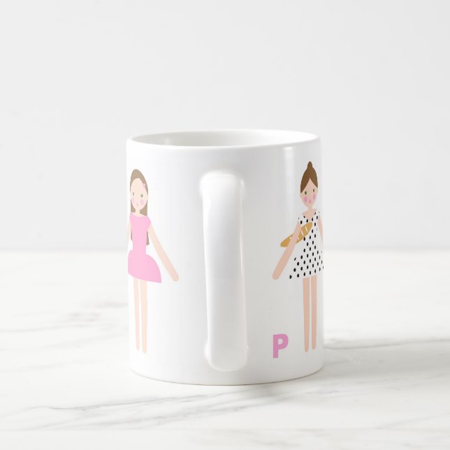 Mademoiselle à Paris Mug (Poignée)
