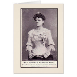 Mademoiselle Gabrielle la Moitié-Femme, sur des