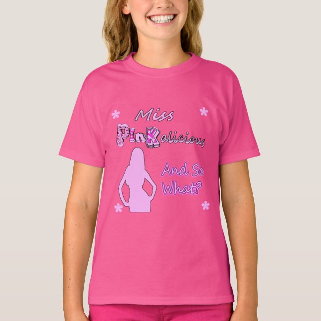 mademoiselle pinkalicious t-shirt (Devant)
