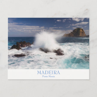 Madère - Porto Moniz carte postale avec texte