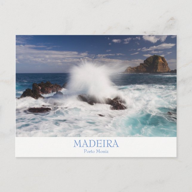 Madère - Porto Moniz carte postale avec texte (Devant)