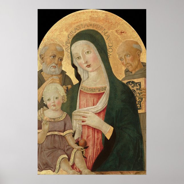 Madone et Enfant - B. di Giovanni Affiche d'art fi (Devant)