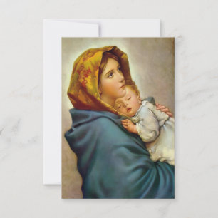 Madone et Enfant Roberto Ferruzzi Madonnina Marie