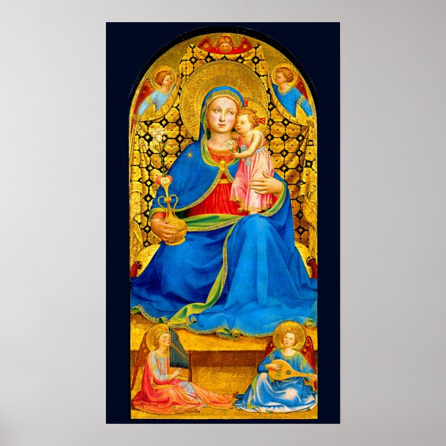 Madonna and Child Holiday Christmas poster (Devant)