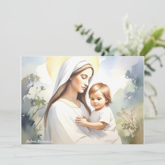 Madonna avec l'enfant Jésus (Debout devant)