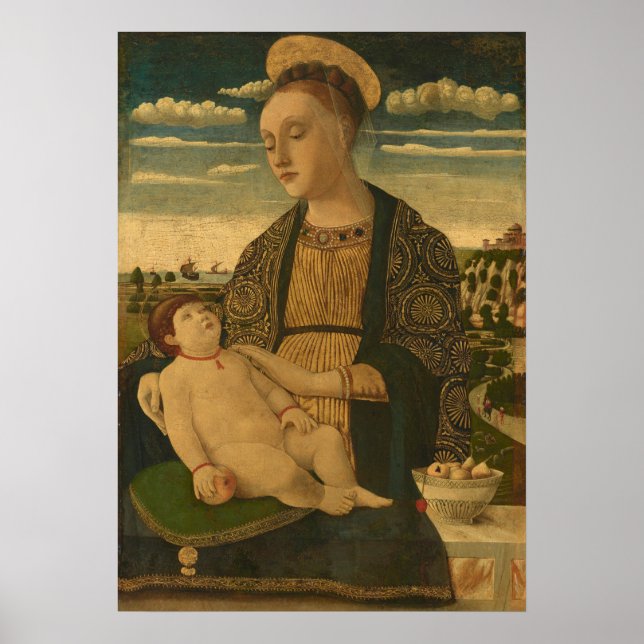 Madonna Child - Francesco Benaglio Poster d'art (Devant)