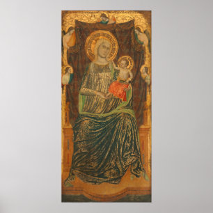 Madonna & Child, Giovanni Baronzio Fine Art Poster