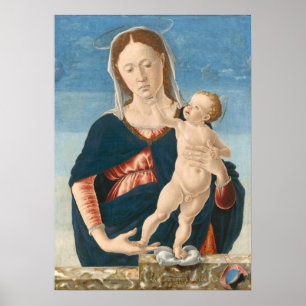 Madonna Child Marco Zoppo, Poster des Beaux-Arts i