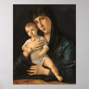 Madonna & Child - Poster d'art artistique Giovanni