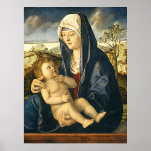 Madonna & Child - Poster d'art artistique Giovanni