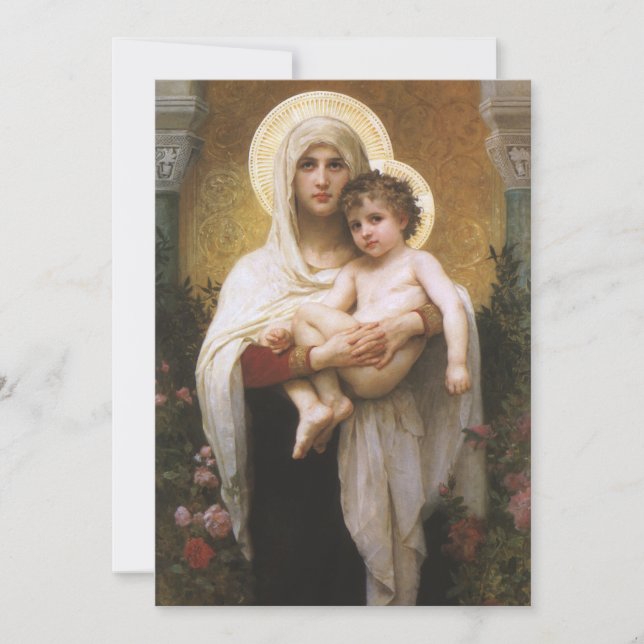 Madonna des Roses par Bouguereau (Devant)