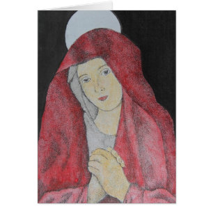 madonna en rouge