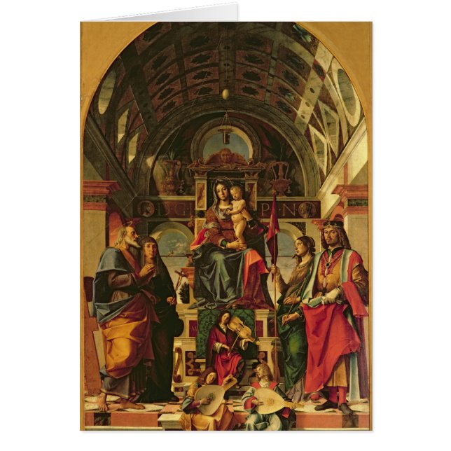 Madonna et enfant avec des saints, 1499 (Devant)