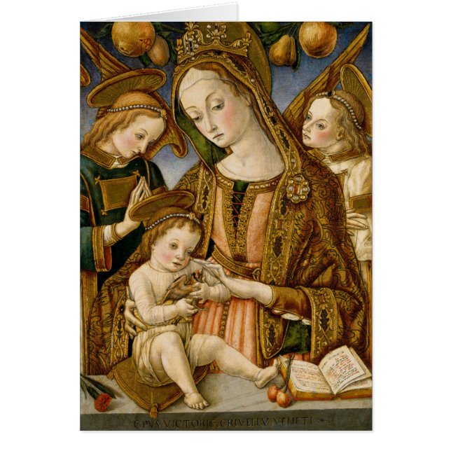 Madonna et enfant avec deux anges (Devant)