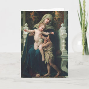 Madonna et enfant avec la carte Jean Baptiste
