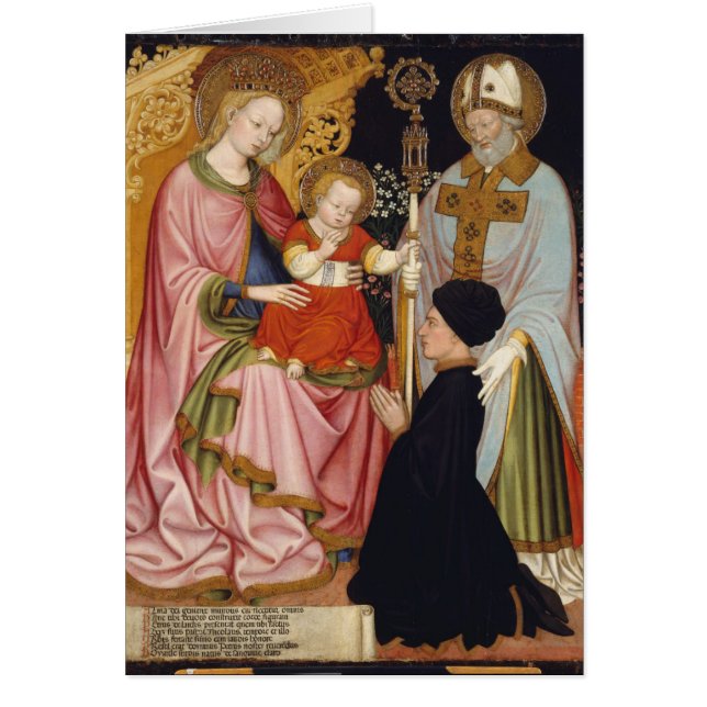 Madonna et enfant avec le donateur (Devant)