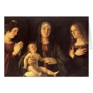 Madonna et enfant avec St Mary Magdalene et St