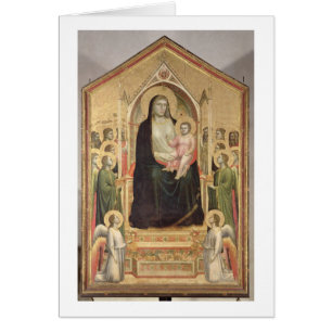 Madonna et enfant couronnés, c.1300-03 (PRE-resto