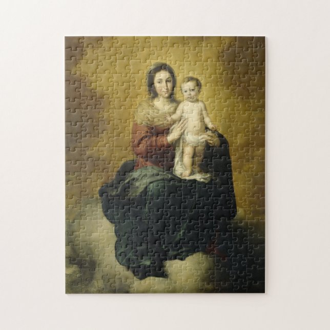Madonna et Enfant, Puzzle d'Art fin (Vertical)