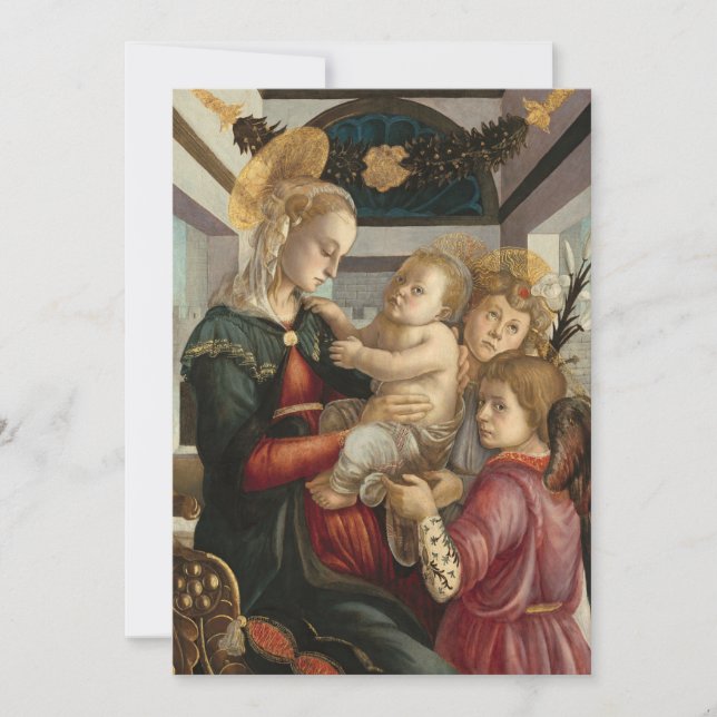 Madonna et l'enfant avec les anges | Botticelli (Devant)