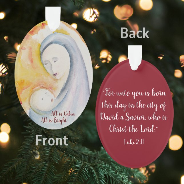 Madonna et l'ornement de Noël de l'enfant (Créateur téléchargé)
