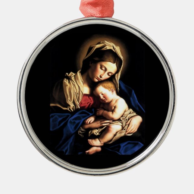 Madonna et ornement rond d'enfant (Devant)