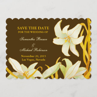 Madonna Lilies : Sauvez la date des invitations de
