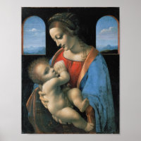 Madonna Litta de Leonardo da Vinci - Poster