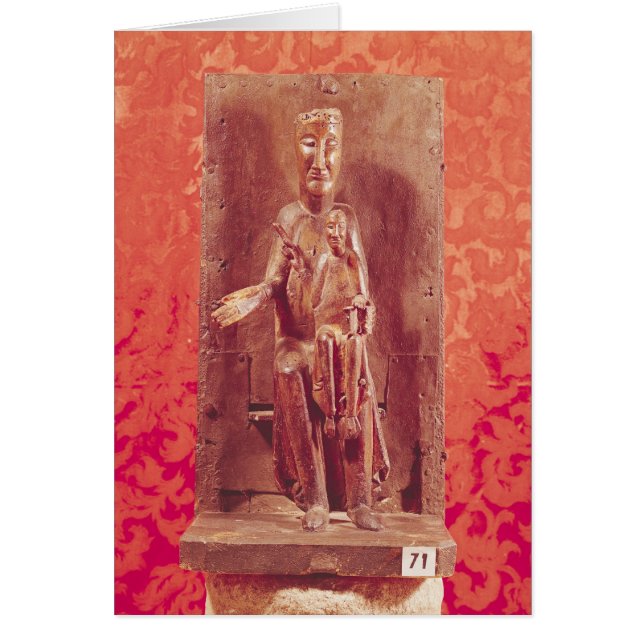 Madonna noir, école catalanne, 11ème siècle (Devant)