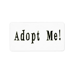 M'adopter Étiquette