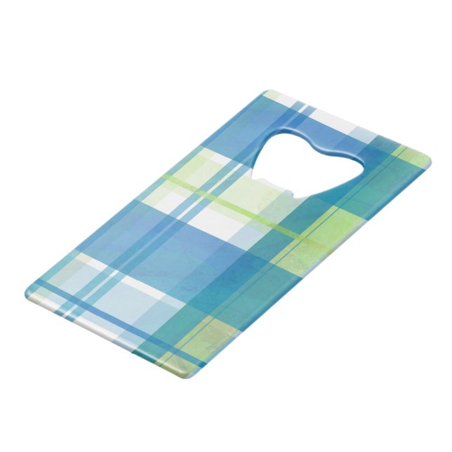 Madras Plaid Green et Blue (Dos Angle)